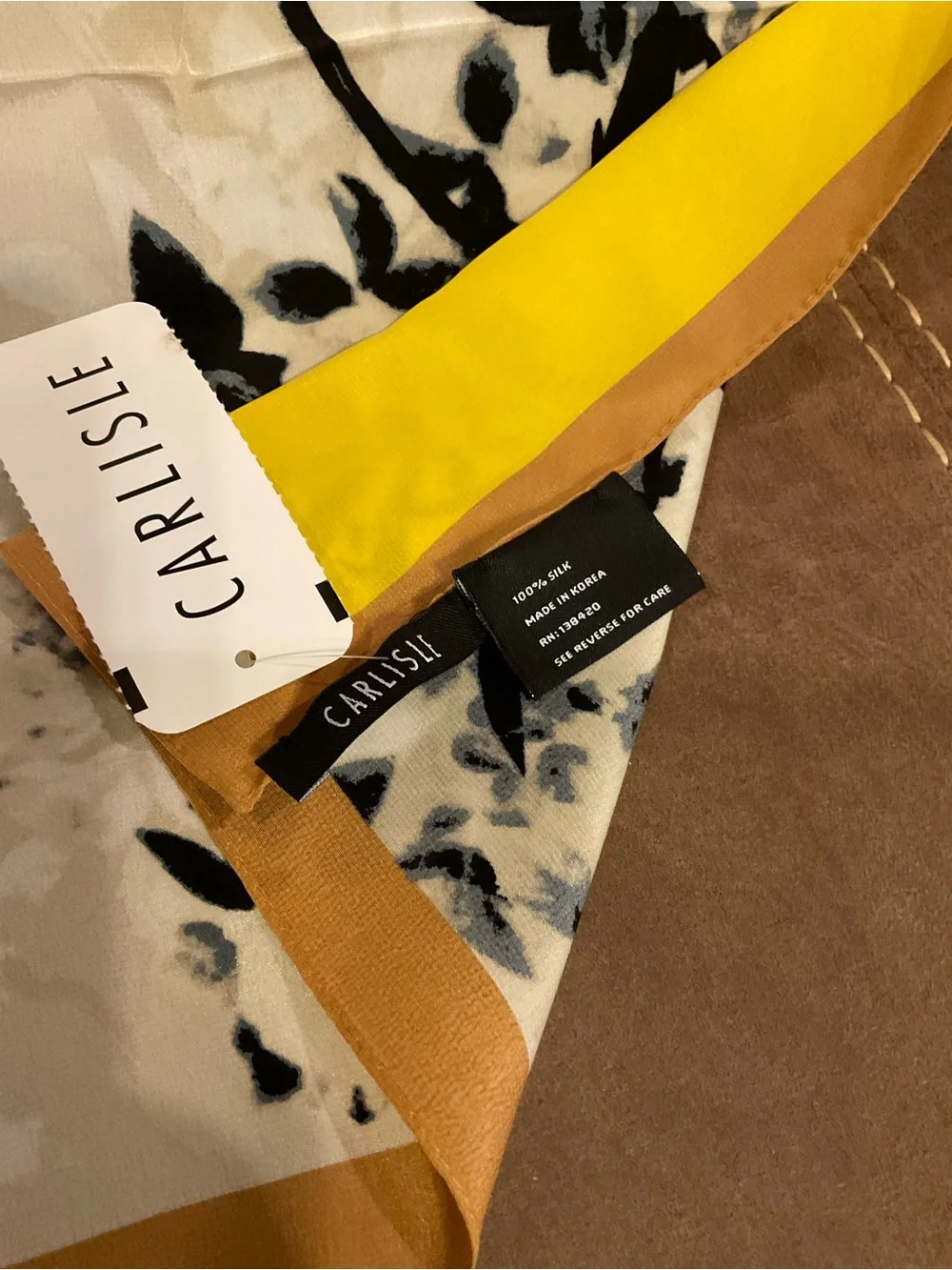 NWT Carlisle Silk Scarf